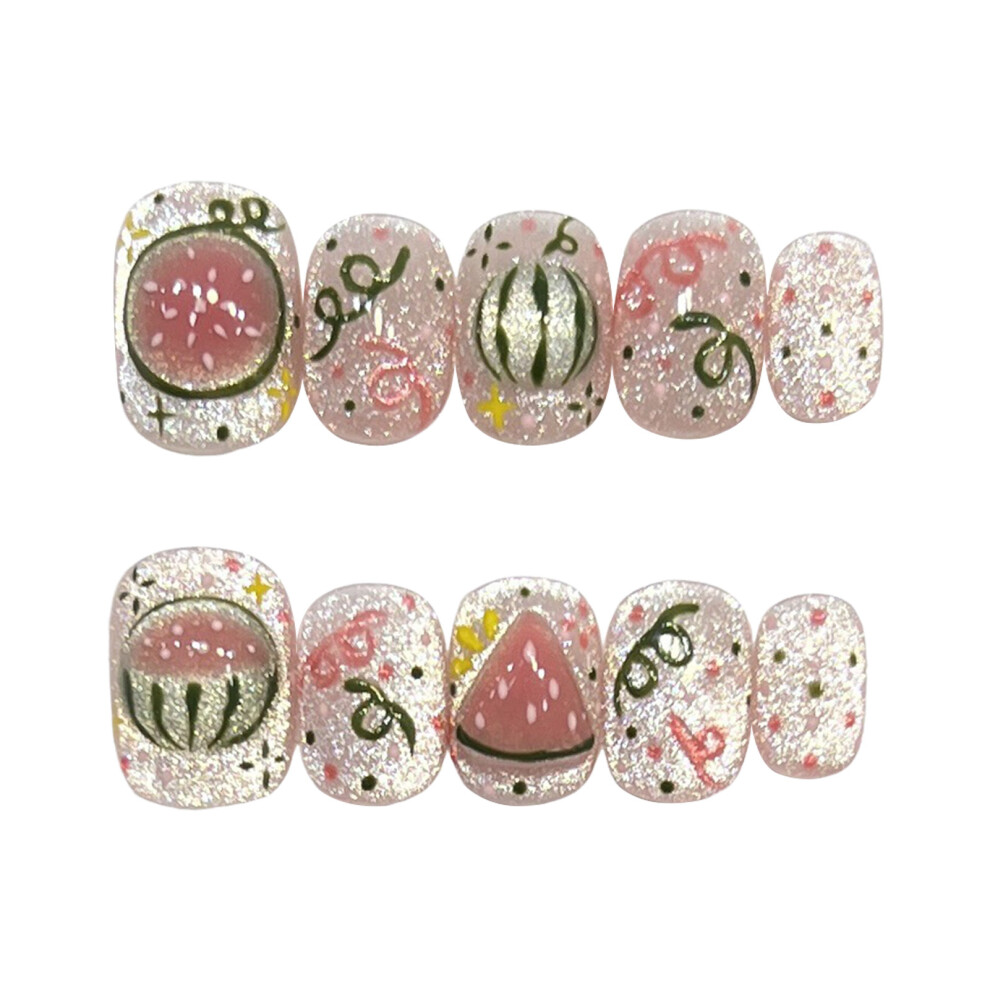 Reach-Tools (Xs) 10Pcs Cat Eye Fake Nails, Easy Apply