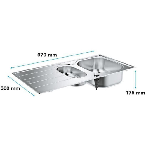 Grohe Edelstahlspüle - Inox - GROHE 2