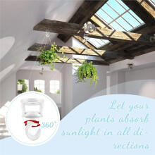 4 Sets Swag Ceiling Hooks for Hanging Plants Heavy Duty Swivel Ceiling Hangers for Baskets Lights,Hanging Outdoor String