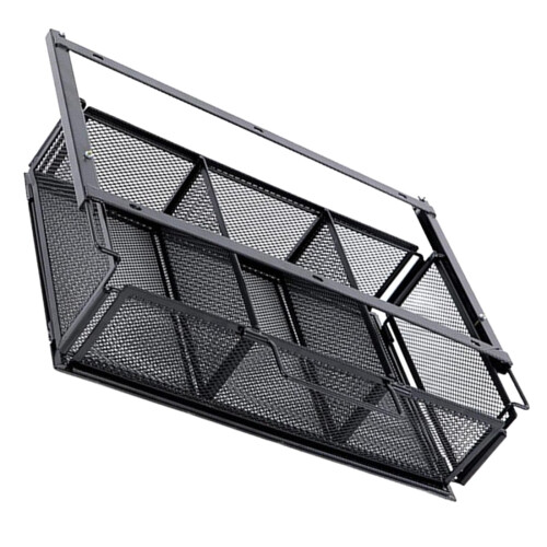 Under Desk Drawer Basket Under Table Storage Shelf Space Saving Tray Container Hidden Desktop Organizer Slide Desktop 1