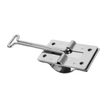 RV Door Latch and Stainless Steel Door Hook for Secure Hold, Durable, Easy Install, Compact RV Use
