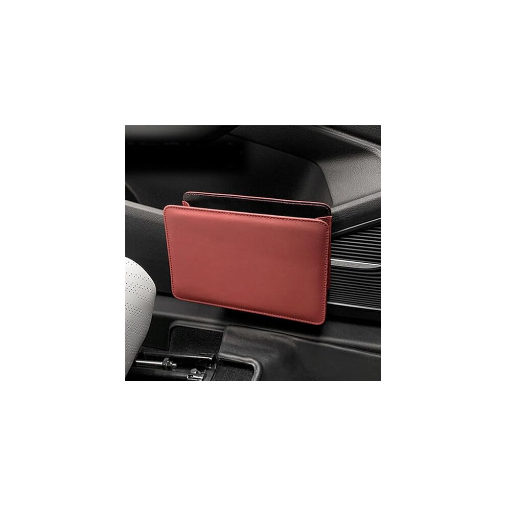 Leather Car Trash Can For Lexus Es 350 20062012, Leakproof Foldable Garbage Organizer, Red 9092120238617