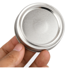 Befőttesüveg-fedők, légmentesen záródó befőttesüveg-fedők normál szájú befőttesüvegekhez - élelmiszeripari minőségű anyagbó