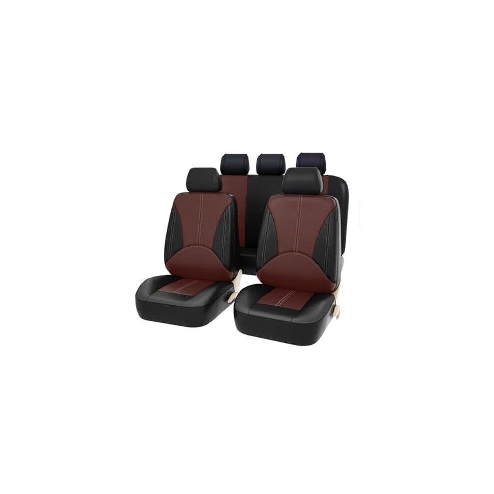 Full Set Pu Leather Car Seat Covers For Mini Clubman R55 20072015, Tailored Fit, Allseason Comfort, Airbag Compatible Black 9073542755616