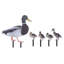 Decorative Duck Family Garden Stakes Acrylic Yard Sign for Outdoor Landscaping