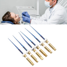 6pcs S2 Endodontic Files Set Large Tapered Portable Metal for Home Use