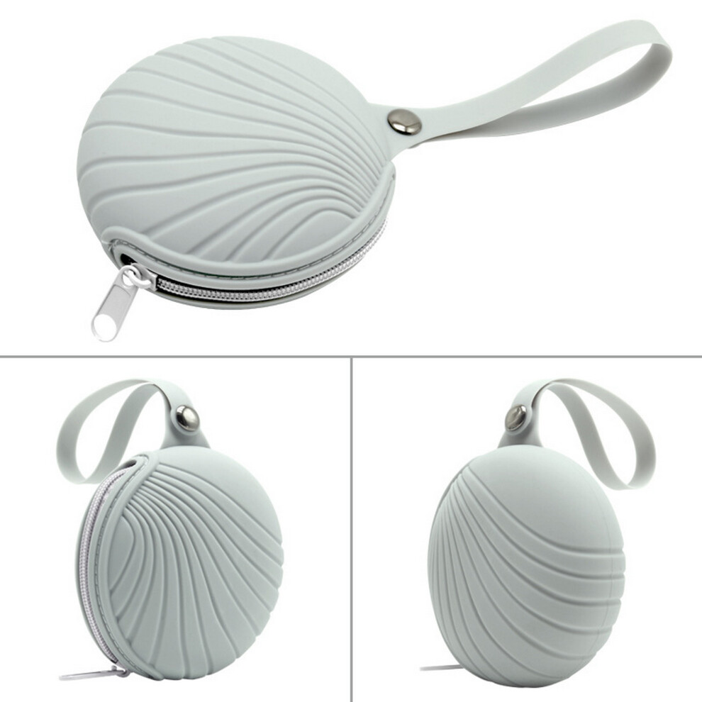 Roc-Electron (Light Grey) Leakproof Silicone Pacifier Holder For Babies