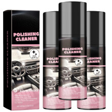 2 in 1 Car Interior Cleaner and Polish, Dashboard Trim Leather Vinyl Care, Quick Shine Restore