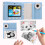 Educational Print Camera Kids 3 Rolls Paper Blue 4