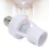 Infrared Motion Sensor Light Socket E27 60W LED Holder Home Use 3
