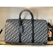 Louis Vuitton Black Leather Trim Travel Duffel Bag 43876 50cm