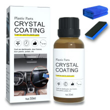 Car Plastic Restorer Nano Coating Kit 30ml,  Gloss WaterRepellent Trim Coating for LongLasting Protection