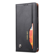 Magnetic Leather Wallet Case for iPhone 16 Pro Max/16 Pro/16, Card Holder Flip Cover with 360 Protection