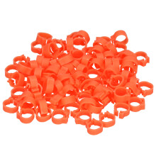 100pk 8mm Pigeon Leg Rings Plastic ID Bands