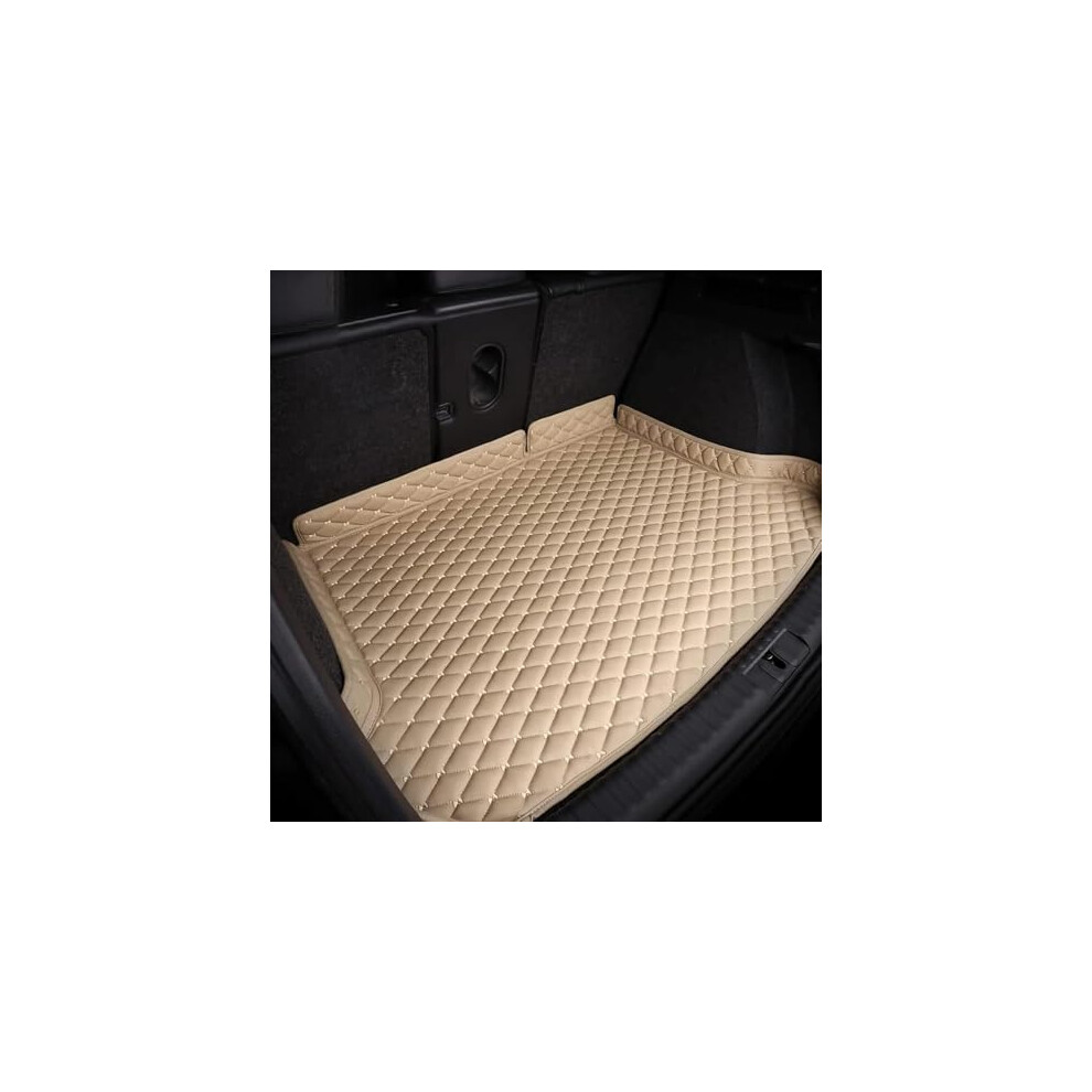 Custom Fit Leather Trunk Mat Cargo Liner For Mitsubishi Outlander 20132021 5 Seats Waterproof Antislip 9092120239140
