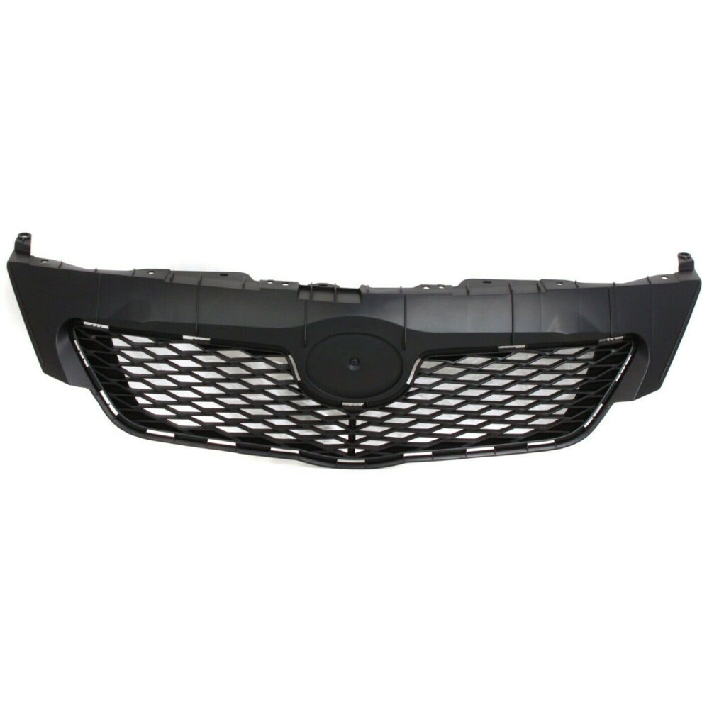 Front Grille Assembly For Toyota Corolla 20092010 Le Ce S Xle | Textured Plastic Replacement With Emblem Ready Design 9073542756002