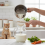 (Cream White Cat) Cat Strainer for Kitchen - Detachable Filter 4
