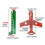 DIY Electronic Kit Small Airplane Flow Lamp Welding Practice Electronic Science Assembly Kit Flashing LED PCB 2