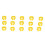 100PCS Yellow Plastic Pigeon Leg Rings 8mm for identification 11