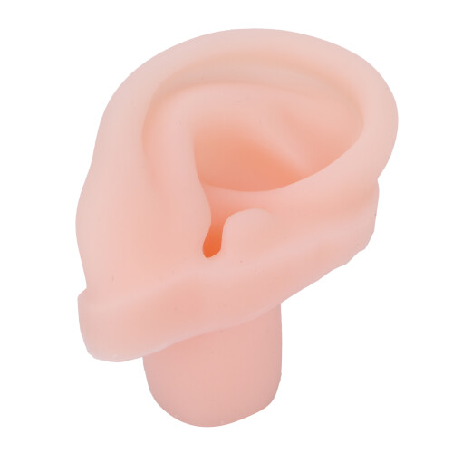 Flexible Silicone Right Ear Model for Hearing Aid Demo, 10cm 1