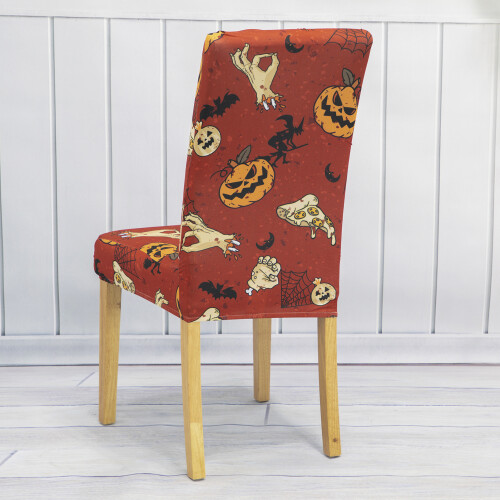 (A genius) Halloween Chair Covers - Themed Dining Decor 2