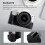 Étui pour EOS M50/M50 II/M5 avec sangle Noir/Blanc/Rose 5