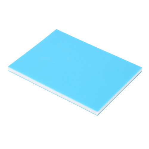 3-Layer Blue White Rubber Carving Block 20x15x1cm for Printmaking 1