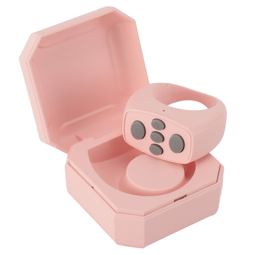 Bluetooth Remote Control Ring 10M Range 200Mah For Video & Books Pink 6911391210197