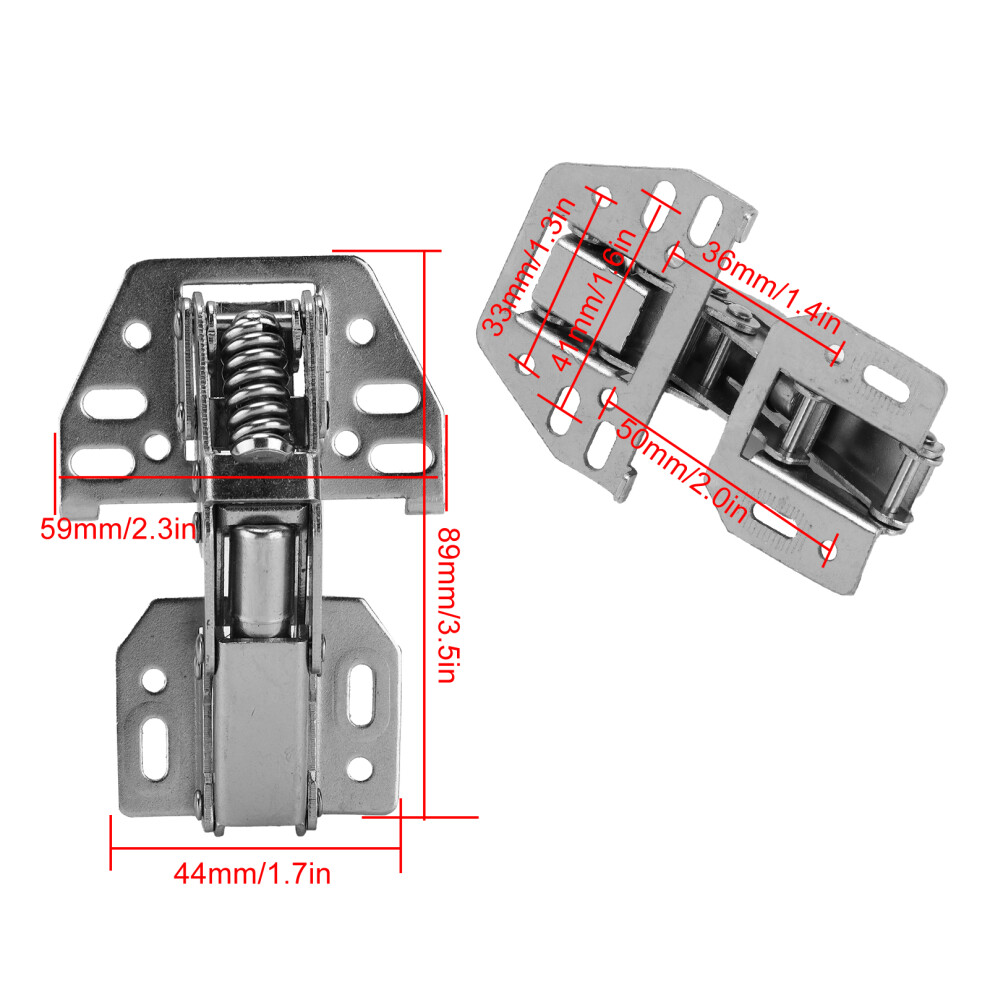 Adjustable 90 Hinge Buffer Damper Spring Steel 7293282600621