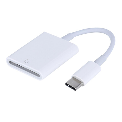 USB C Card Reader with Dual USB 3.0 Interface Speed Data Transfer for Laptop Phone Camera