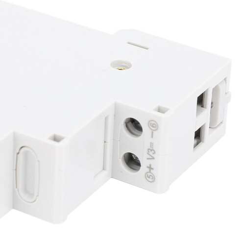 Triple Way DIN Rail Power Voltmeter LCD 3 Digits Isolated DC11-310V 1