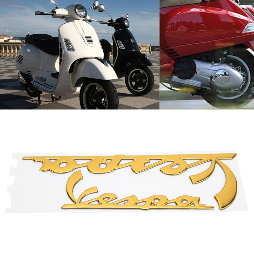 3D Emblem Sticker For Vespa Gts300 Lx125 Lx150 Primavera 300 Yellow 7891391211136