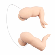 Chicken Arms Gag Toy Costume Arms for Bird - ABS, Black/Flesh