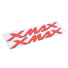 3D Motorrad-Emblemaufkleber für XMAX 125/250/400, wasserdichte rote Aufkleber