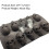 (Coffee) 3D Skull Ice Cube Mold for Whiskey Cocktails 2
