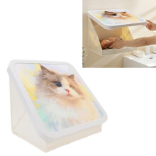 Large Capacity Foldable Bathroom Wall Cabinet Multi-Color Plastic Organizer