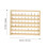 Wood Thread Rack Organizer with Solid Wood Construction, Clear Tangle Storage for Sewing and Embroidery 2