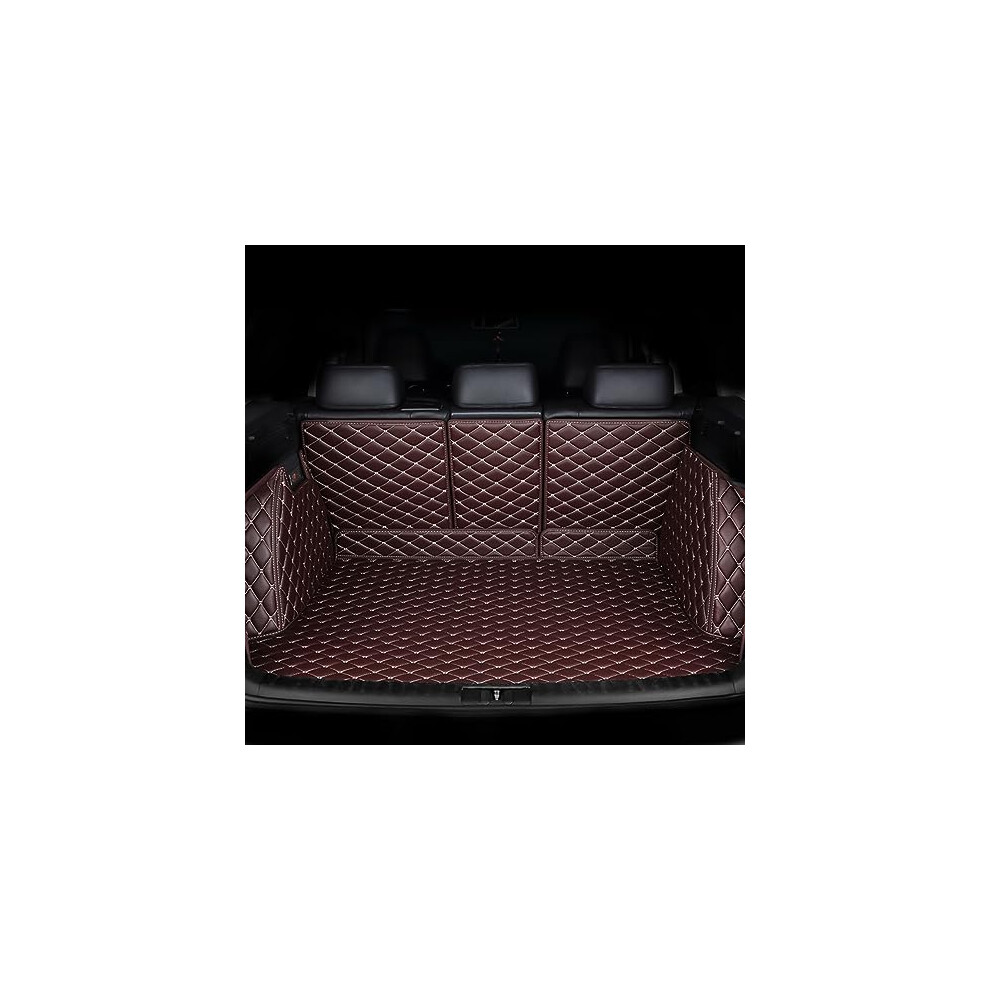 Leather Trunk Mat 2014Â2023 Waterproof Full Coverage Cargo Liner NonâSlip Durable Coffee For Infiniti Qx60 9330225064039