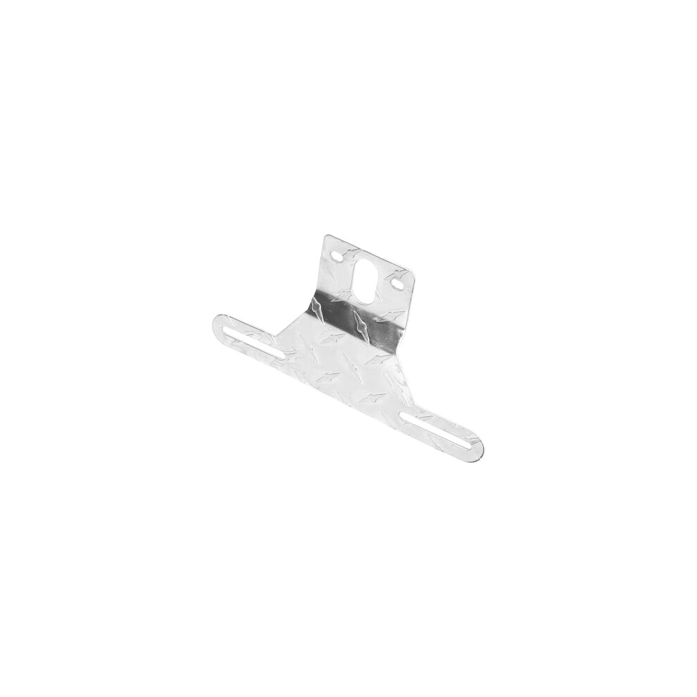 Aluminum Trailer License Plate Bracket Holder For Car Truck Boat, ImpactâResistant Universal Mount Light/Silver 9771547615606