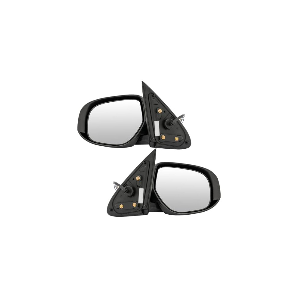 Heated Side Mirror Pair For Mitsubishi Outlander 2014Â2019 With Turn Signal, Direct Fit PaintâReady Assembly 9092120239638