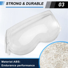 Transparent Lampshade Headlamp Cover Lamp Shade Headlight Shell Lens for Grand Cherokee 2007-2010