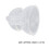 Close Dome Washable Earbud Accessories 8mm Transparent Plastic 2