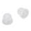 Close Dome Washable Earbud Accessories 8mm Transparent Plastic 7