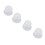 Close Dome Washable Earbud Accessories 8mm Transparent Plastic 8