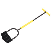 Manual Steel Lawn Edger with Detachable Handle, Saw Tooth Half Moon Tool