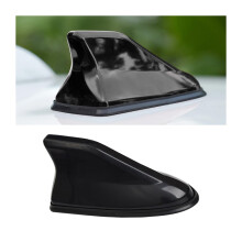 Universal Car Shark Fin Antenna Cover Black – Stable Radio Reception, Aerodynamic Noise Reduction, Tool Installation