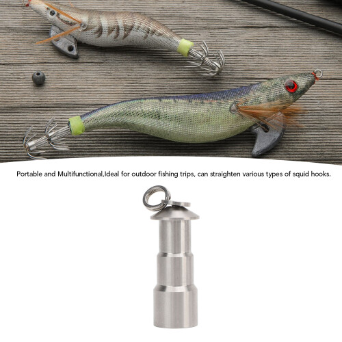 Stainless Steel Squid Hook Corrector & Straightener - Rust Proof, Efficient Repair Tool 2