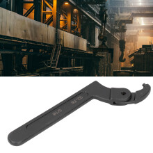 Heavy Duty C Pin Spanner Adjustable 1.25 to 3in Round Head CRV Hook Wrench