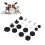 Cymbal Replacement Kit 18PCS with Base Wing Nut Washer for Drum Set Hardware 14