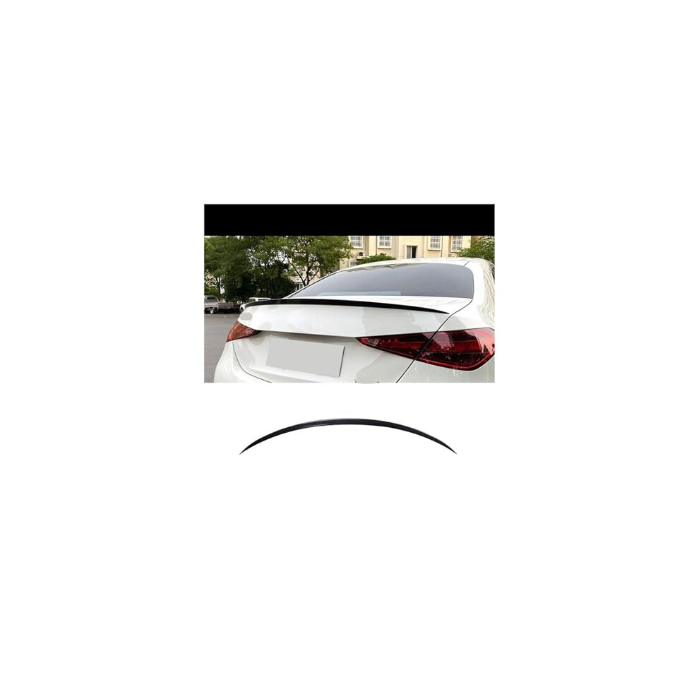 Spoiler Carbon Fiber Trunk Lip For Mercedes C Class W206 C200 C300 C43 C63 2022+ Gloss Black 9092120240092